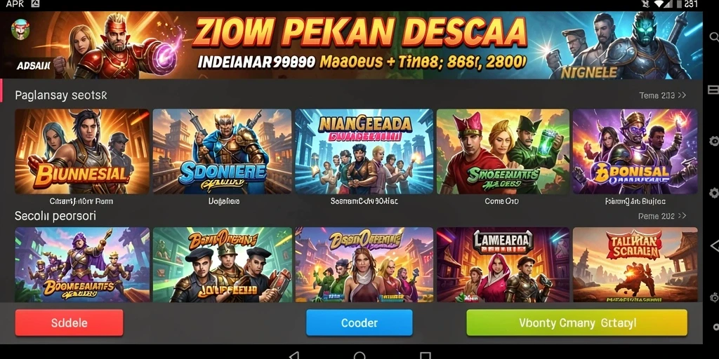 Beragam pilihan permainan yang tersedia di AJAIB88.