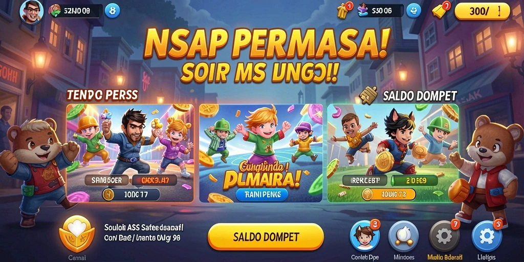 Karakter beragam yang bisa dipilih untuk bermain.