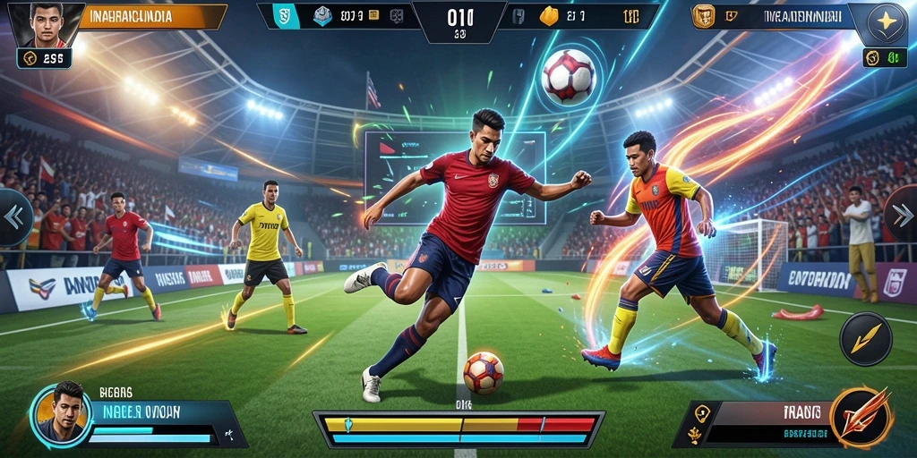 Screenshot memperlihatkan fitur peningkatan karakter yang menarik.