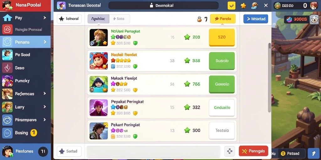 Level baru yang penuh tantangan dan petualangan seru.